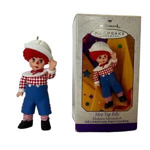 Vintage 1999 Mop Top Billy Madame Alexander Hallmark Christmas Ornament